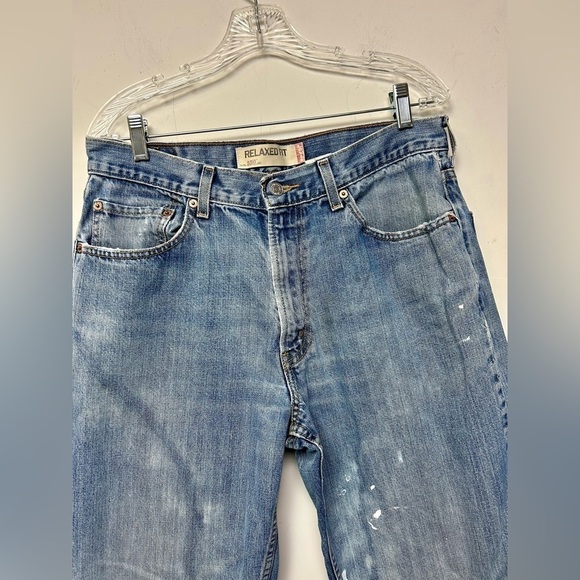 VINTAGE LEVI’S 550 90s Y2K Men’s RELAXED FIT DENIM JEANS RED TAB SIZE 34X32 - Picture 5 of 12